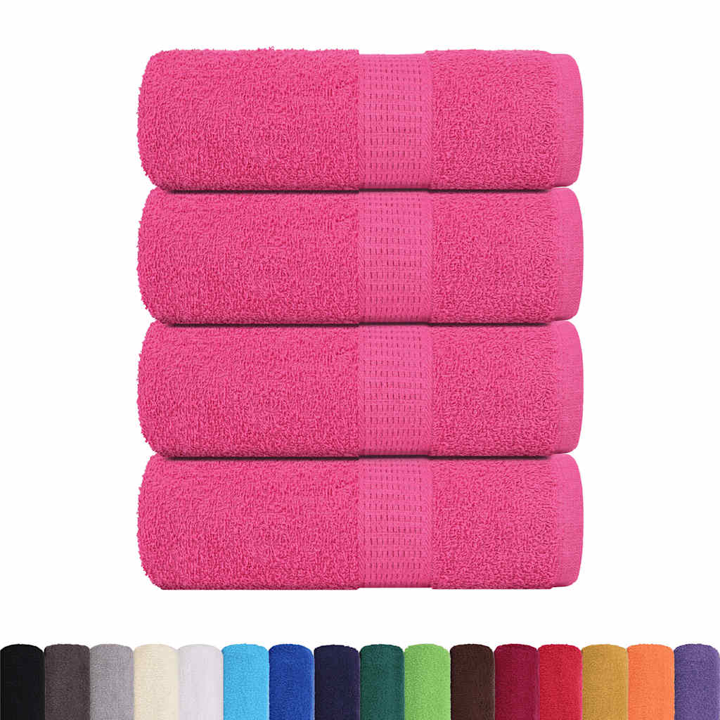 Gästetücher FROGN 4 Stk. Rosa 30x50 cm 360 g/m²