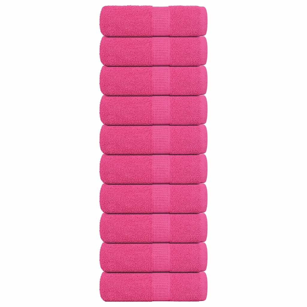 Gästetücher FROGN 10 Stk. Rosa 30x50 cm 360 g/m²