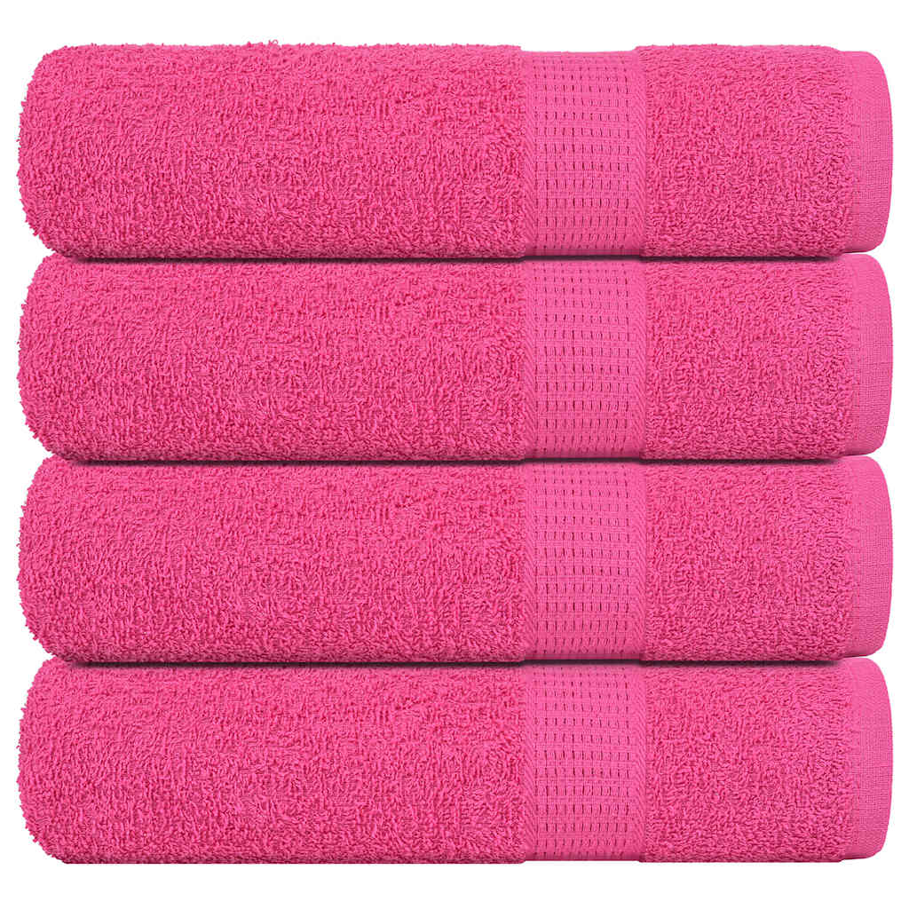 Handtücher FROGN 4 Stk. Rosa 50x100 cm 360 g/m²