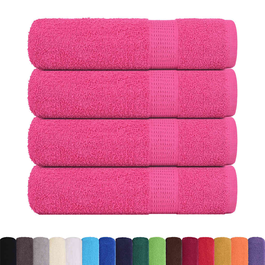 Handtücher FROGN 4 Stk. Rosa 50x100 cm 360 g/m²
