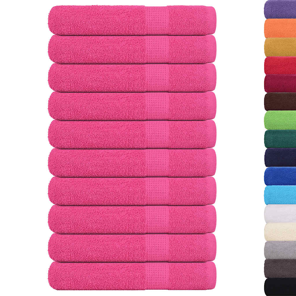 Saunatücher FROGN 10 Stk. Rosa 80x200 cm 360 g/m²