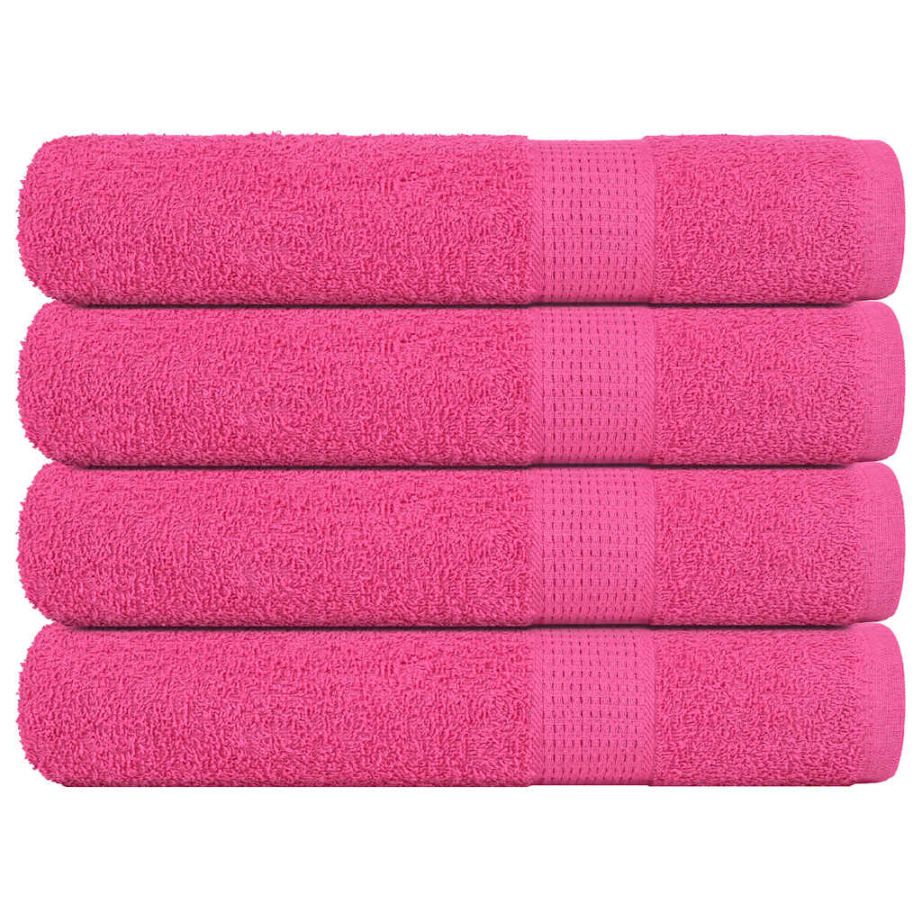 Handtücher FROGN 4 Stk. Rosa 100x200 cm 360 g/m²