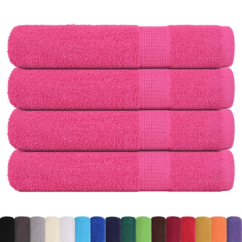 Handtücher FROGN 4 Stk. Rosa 100x200 cm 360 g/m²