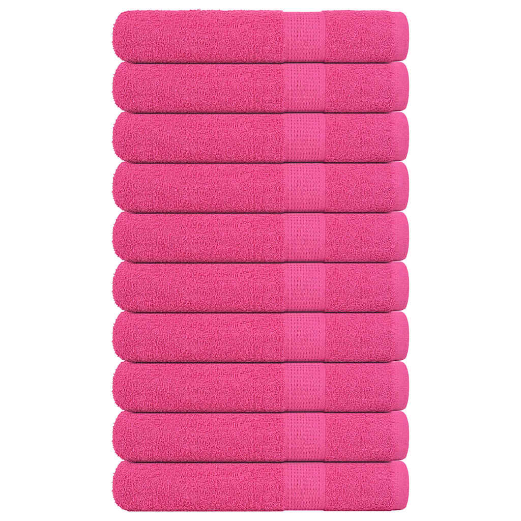 Handtücher FROGN 10 Stk. Rosa 100x200 cm 360 g/m²