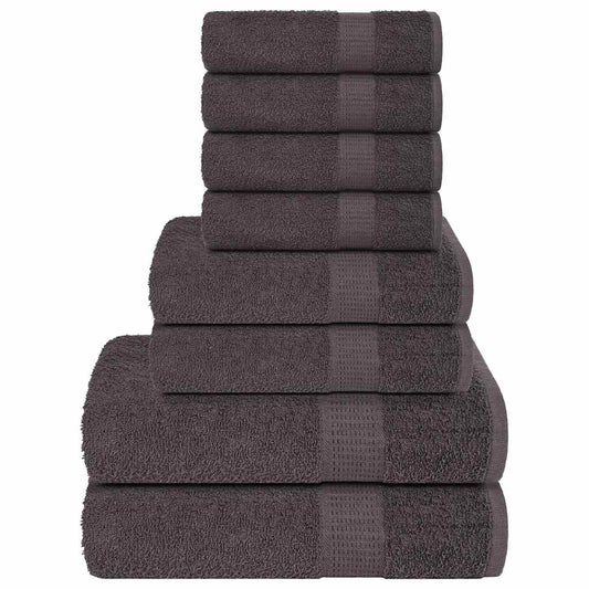 8-tlg. Handtuch-Set FROGN Anthrazit 360 g/m²