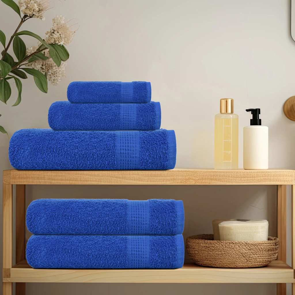 8-tlg. Handtuch-Set FROGN Blau 360 g/m²
