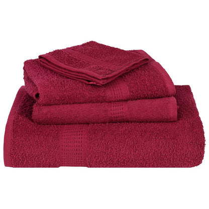 8-tlg. Handtuch-Set FROGN Bordeaux 360 g/m²