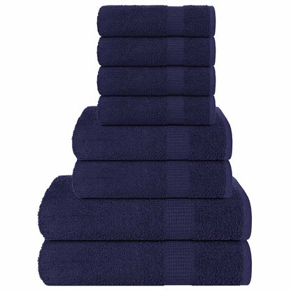 8-tlg. Handtuch-Set FROGN Marineblau 360 g/m²