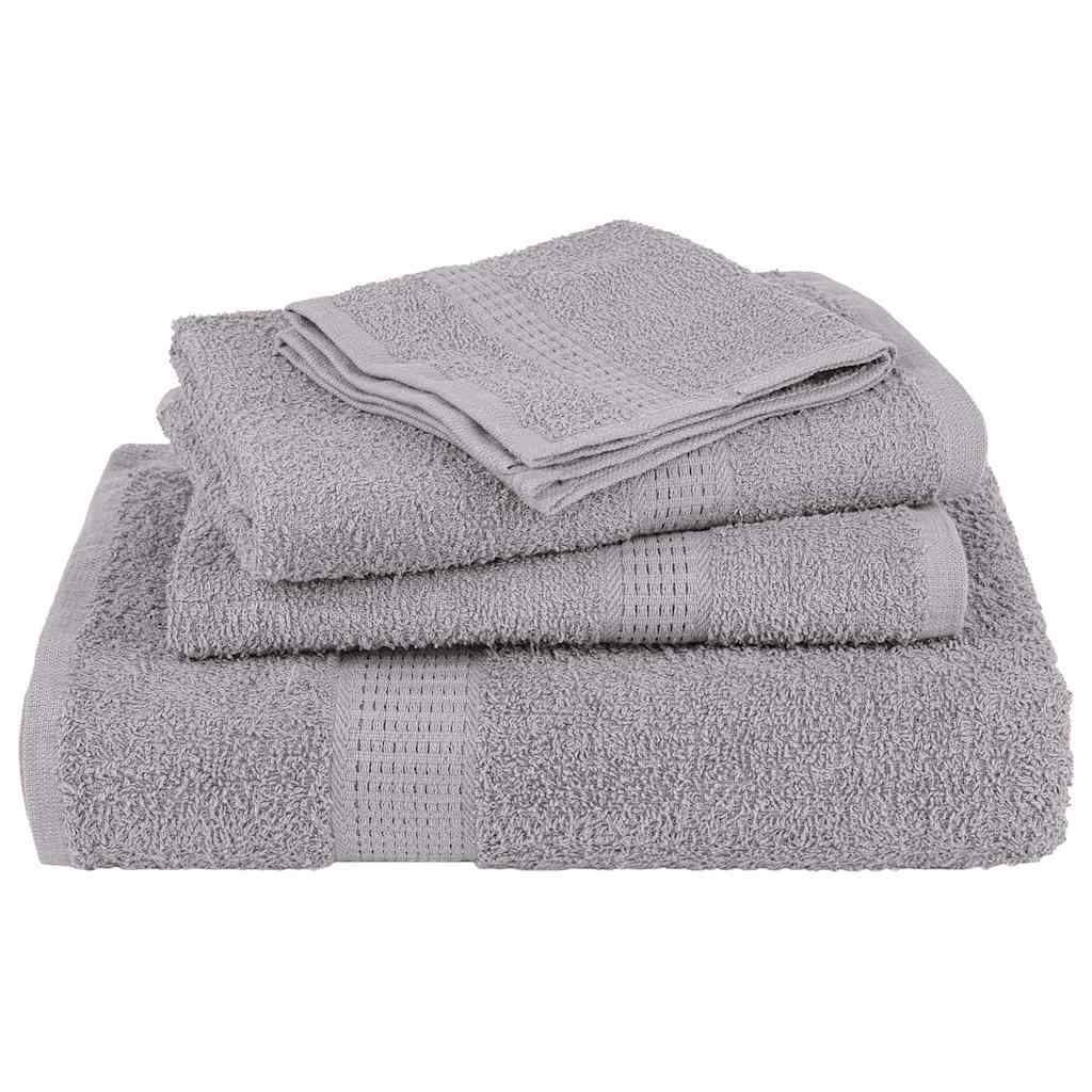 8-tlg. Handtuch-Set FROGN Grau 360 g/m²