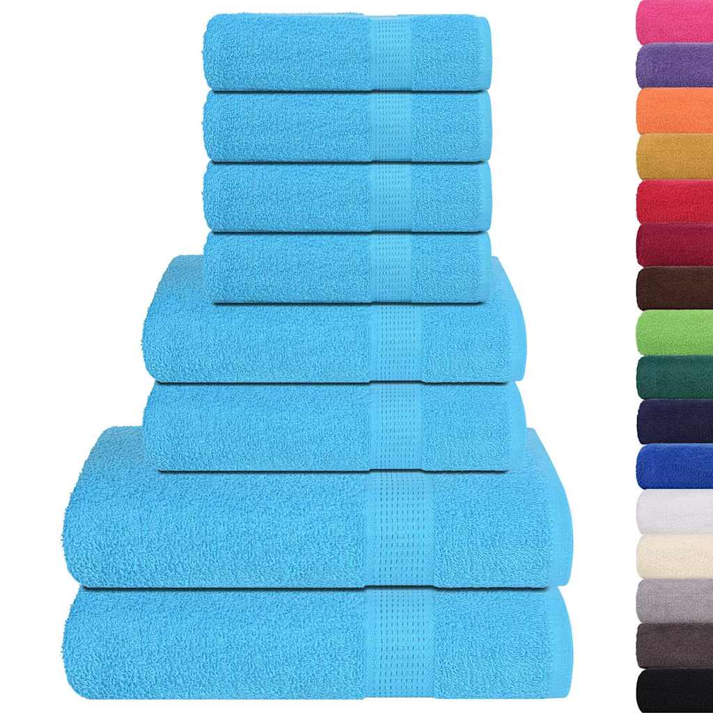 8-tlg. Handtuch-Set FROGN Türkis 360 g/m²