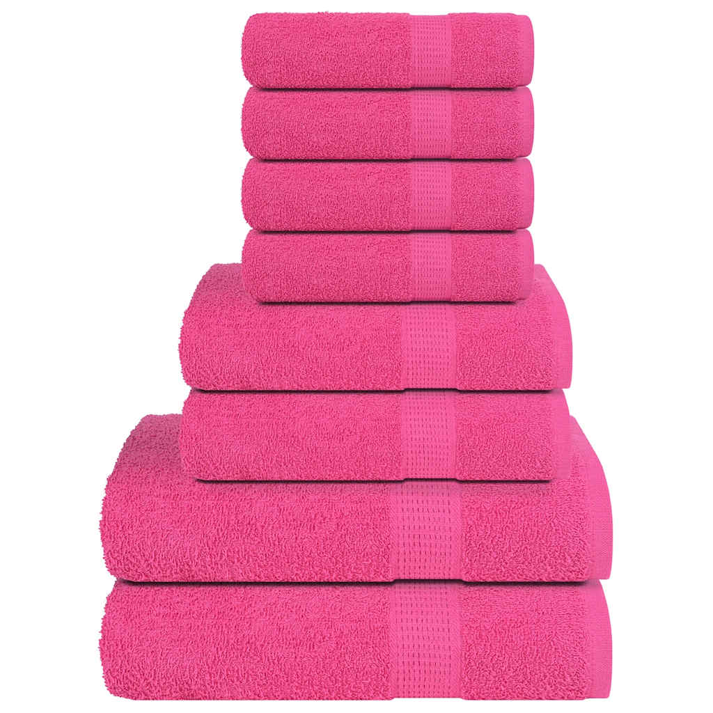 8-tlg. Handtuch-Set FROGN Rosa 360 g/m²