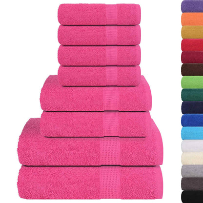 8-tlg. Handtuch-Set FROGN Rosa 360 g/m²