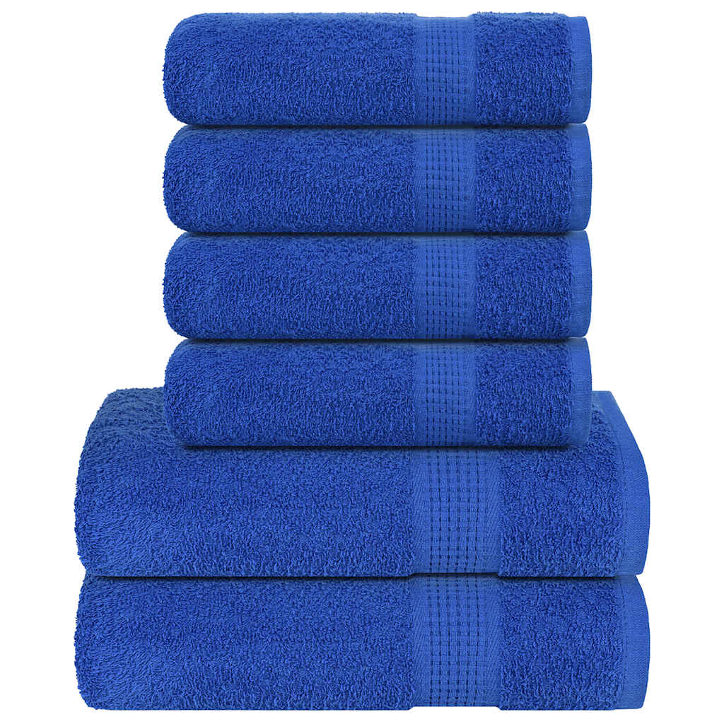 6-tlg. Handtuch-Set FROGN Blau 360 g/m²