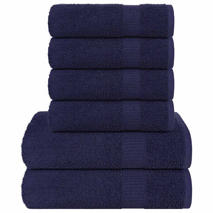 6-tlg. Handtuch-Set FROGN Marineblau 360 g/m²