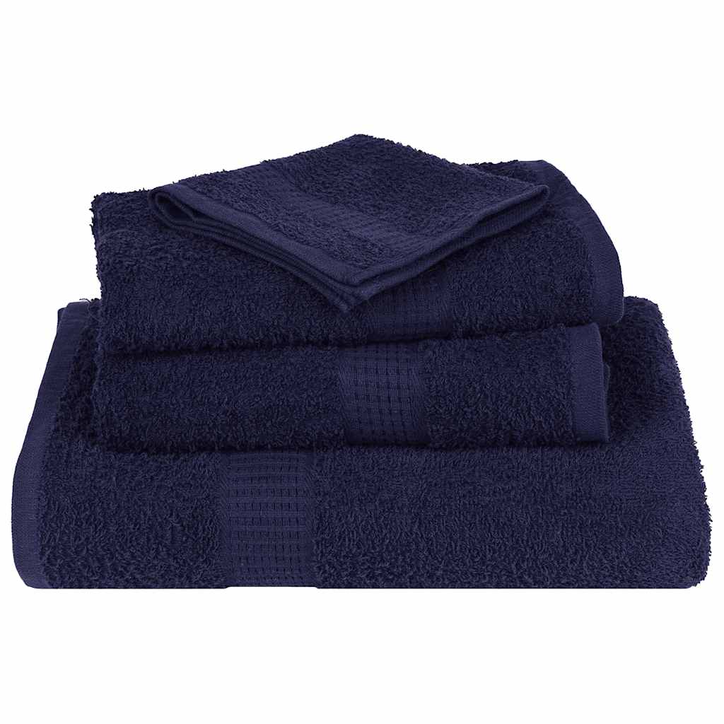 6-tlg. Handtuch-Set FROGN Marineblau 360 g/m²