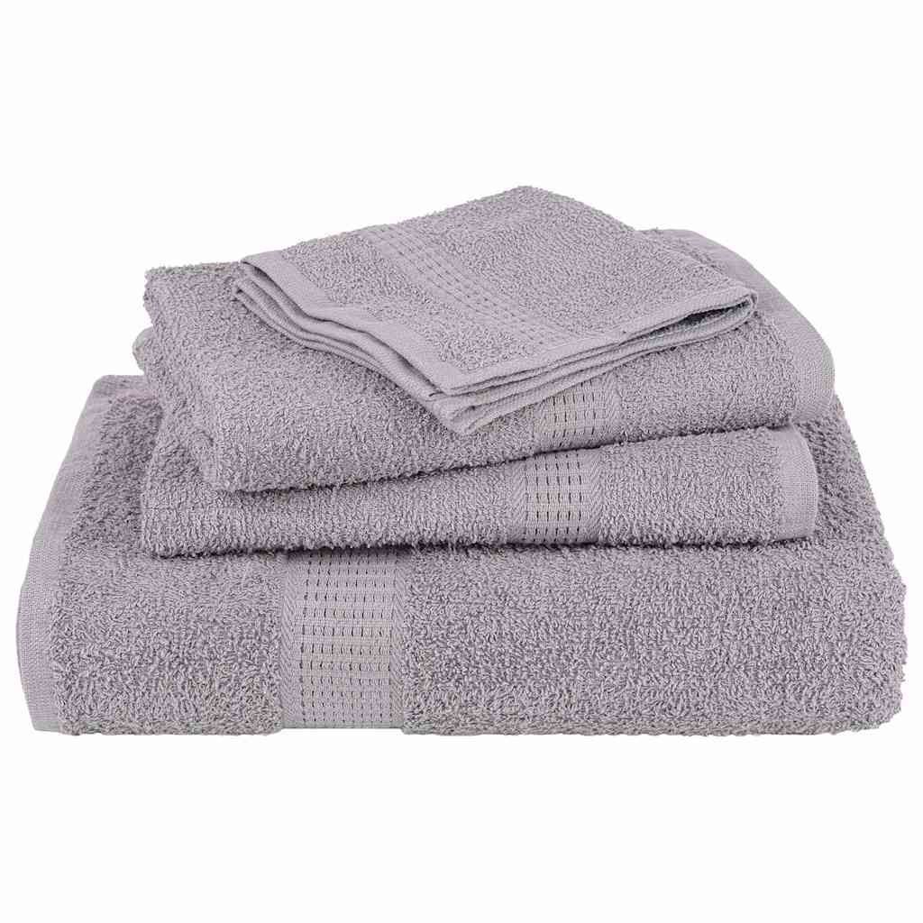 6-tlg. Handtuch-Set FROGN Grau 360 g/m²