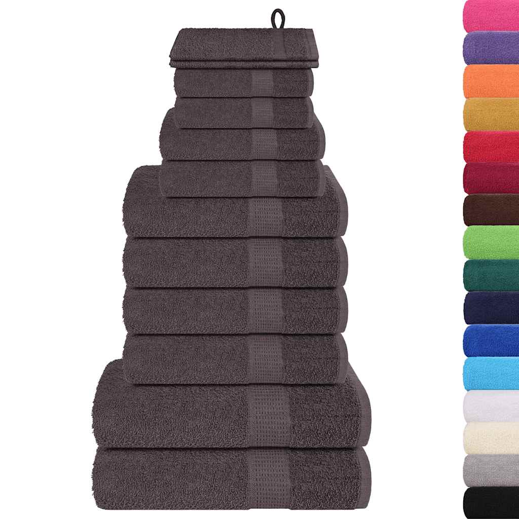 12-tlg. Handtuch-Set FROGN Anthrazit 360 g/m²