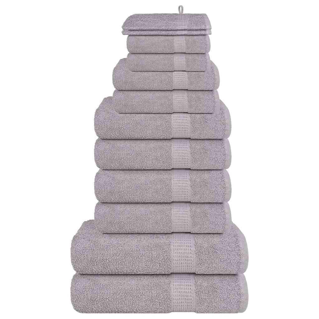 12-tlg. Handtuch-Set FROGN Grau 360 g/m²