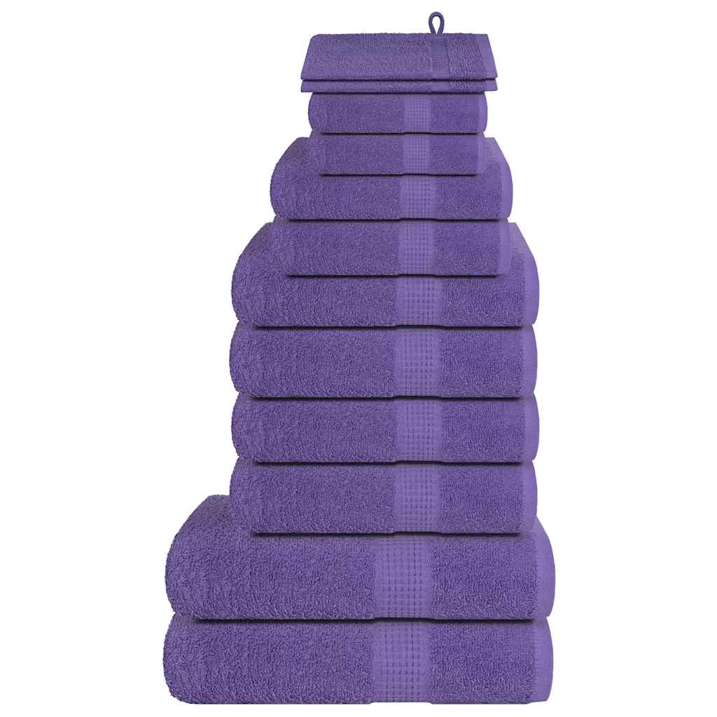 12-tlg. Handtuch-Set FROGN Lila 360 g/m²
