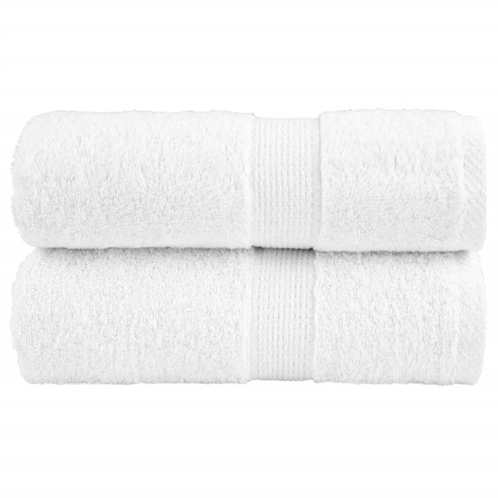 Premium-Waschtücher SOLUND 2 Stk. Weiß 30x30 cm 600 g/m²