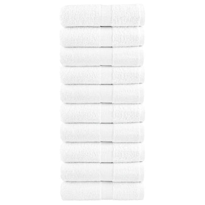 Premium-Waschtücher SOLUND 10 Stk. Weiß 30x30 cm 600 g/m²