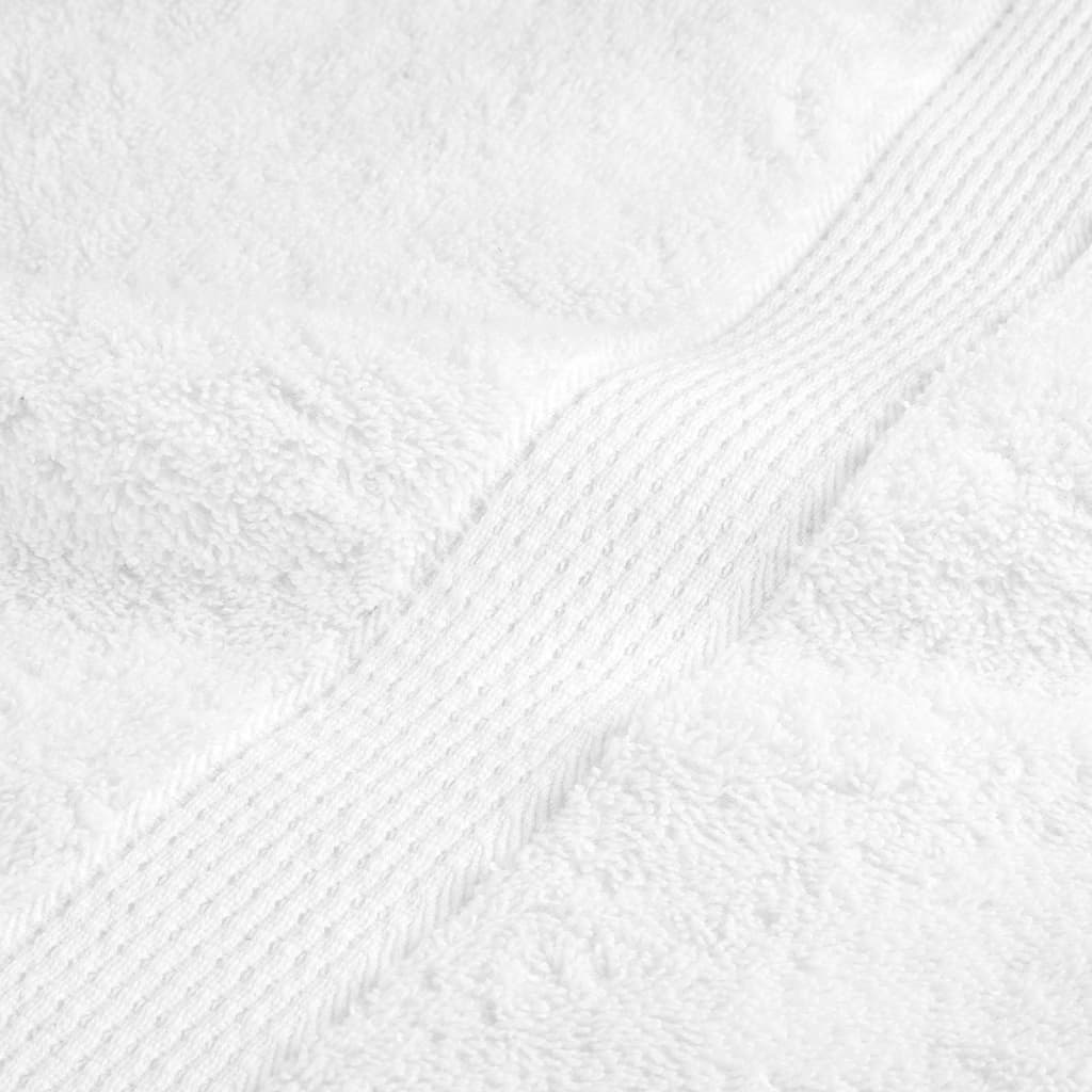 Premium Gästetücher SOLUND 4 Stk. Weiß 30x50 cm 600 g/m²