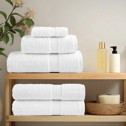Premium Gästetücher SOLUND 50 Stk. Weiß 30x50 cm 600 g/m²