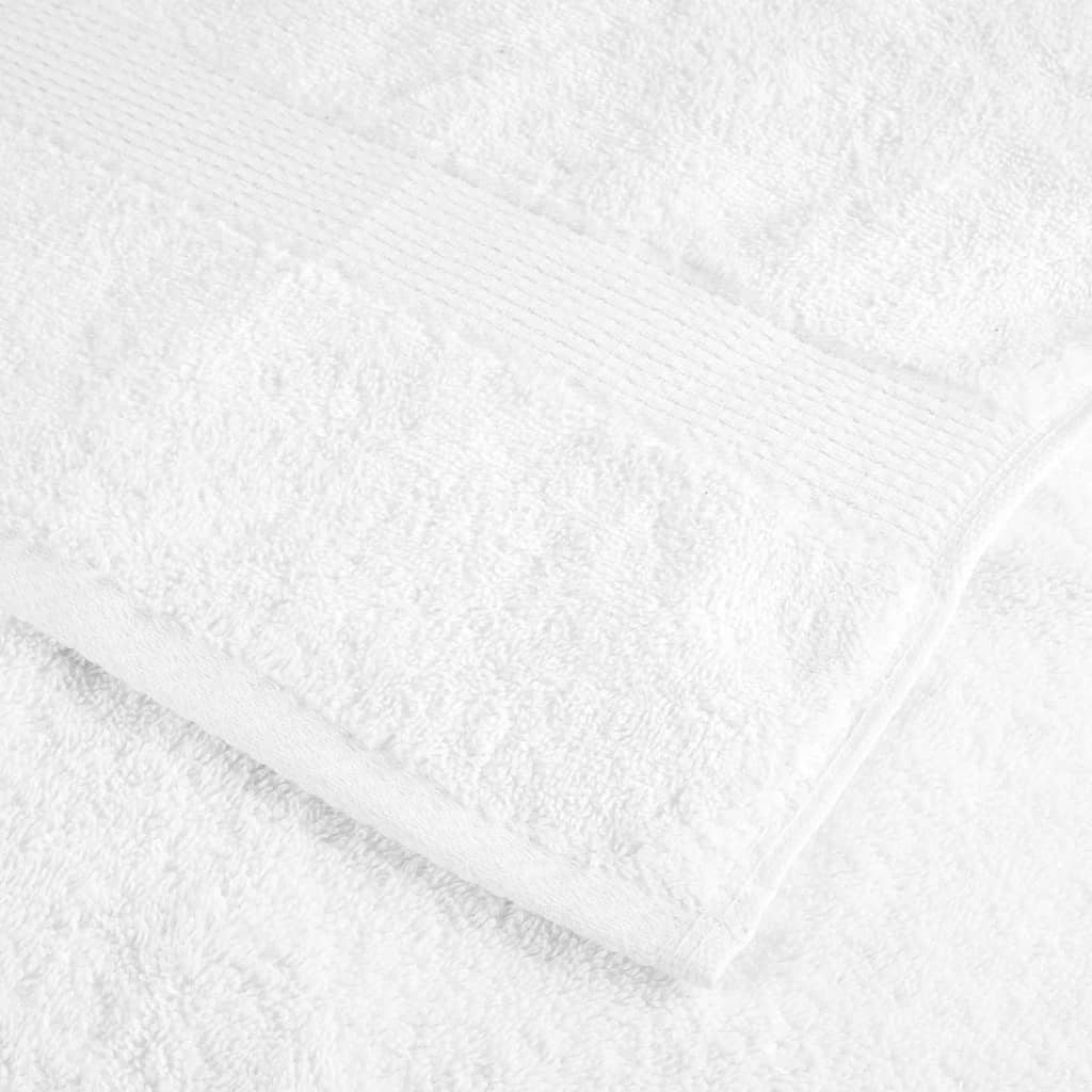 Premium Saunatücher SOLUND 2 Stk. Weiß 80x200 cm 600 g/m²