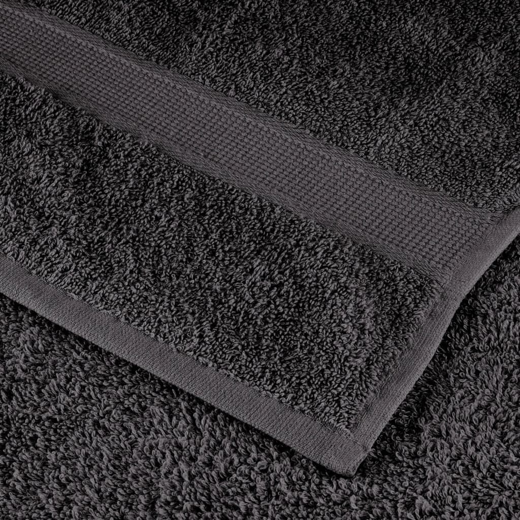 Premium-Waschtücher SOLUND 2 Stk. Anthrazit 30x30 cm 600 g/m²