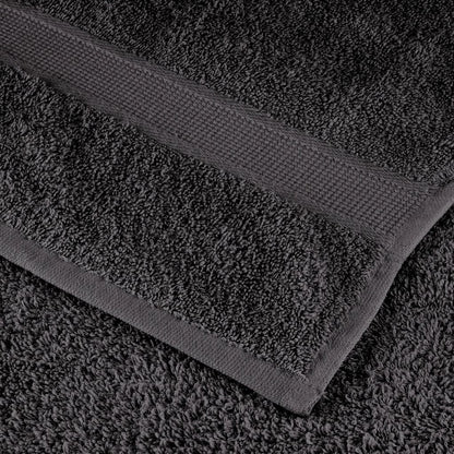 Premium Badetücher SOLUND 2 Stk. Anthrazit 100x150 cm 600 g/m²
