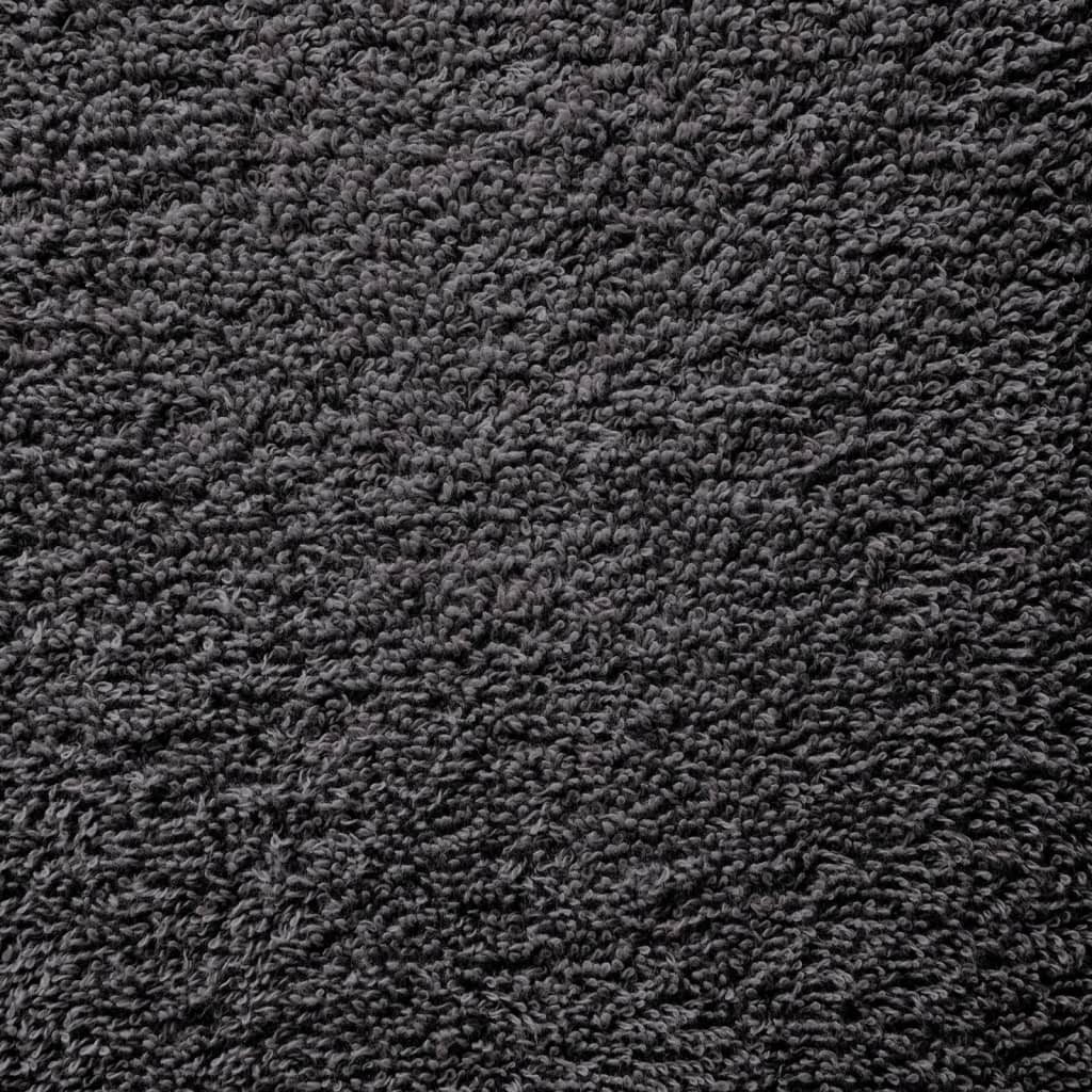 Premium Saunatücher SOLUND 4 Stk. Anthrazit 80x200 cm 600 g/m²