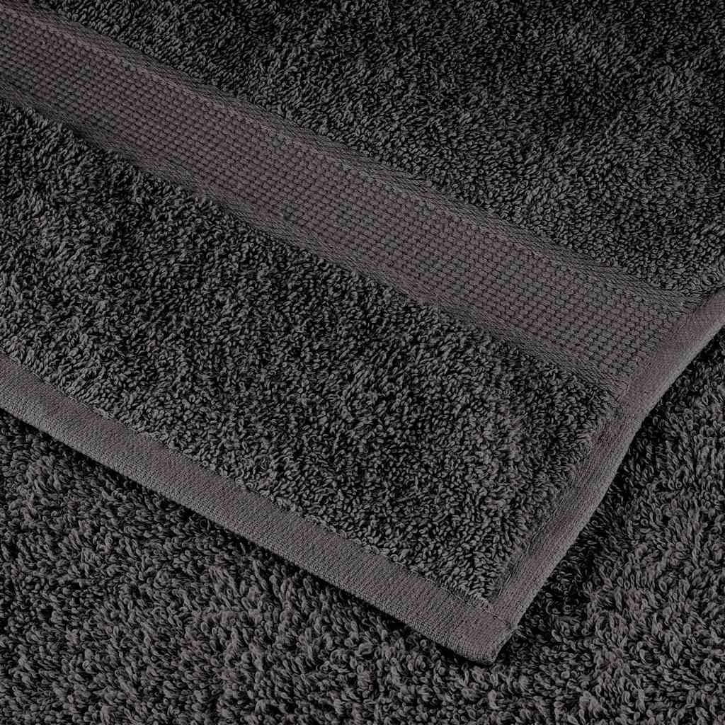 Premium Handtücher SOLUND 50 Stk. Anthrazit 100x200 cm 600 g/m²
