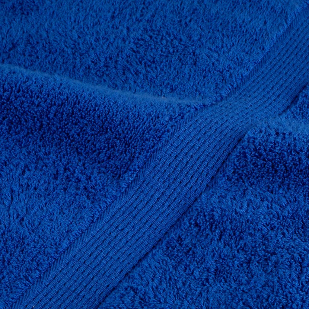 Premium Gästetücher SOLUND 4 Stk. Blau 30x50 cm 600 g/m²