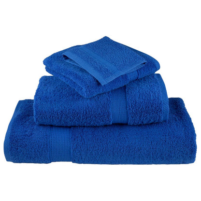 Premium Gästetücher SOLUND 10 Stk. Blau 30x50 cm 600 g/m²