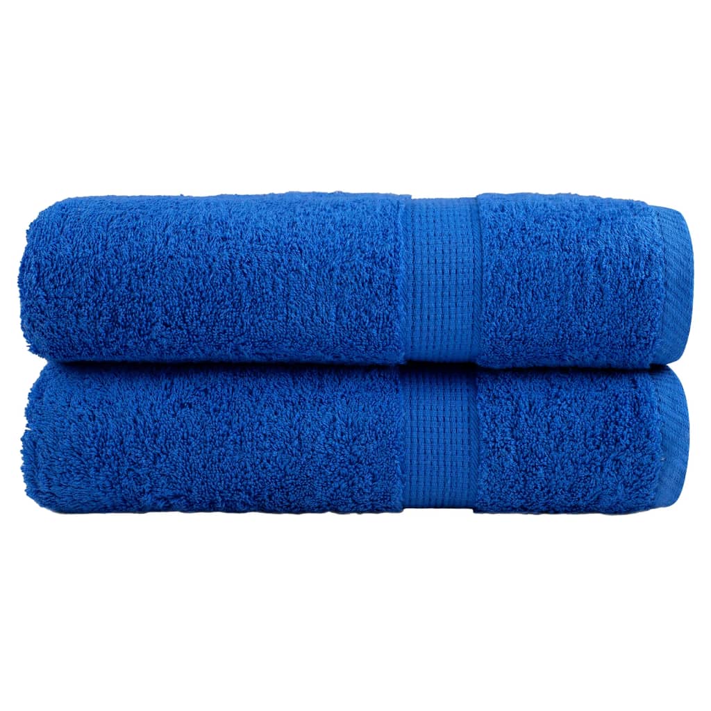 Premium Handtücher SOLUND 2 Stk. Blau 50x100 cm 600 g/m²