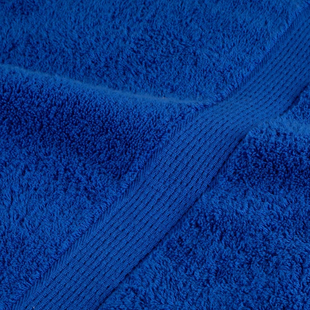 Premium Handtücher SOLUND 4 Stk. Blau 100x200 cm 600 g/m²