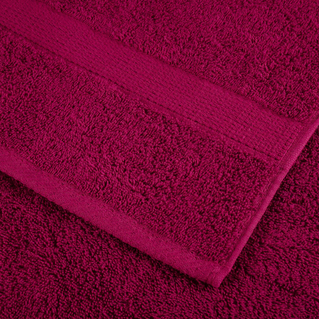 Premium Gästetücher SOLUND 4 Stk. Bordeaux 30x50 cm 600 g/m²