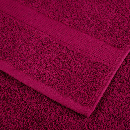 Premium Duschtücher SOLUND 10 Stk. Bordeaux 70x140 cm 600 g/qm