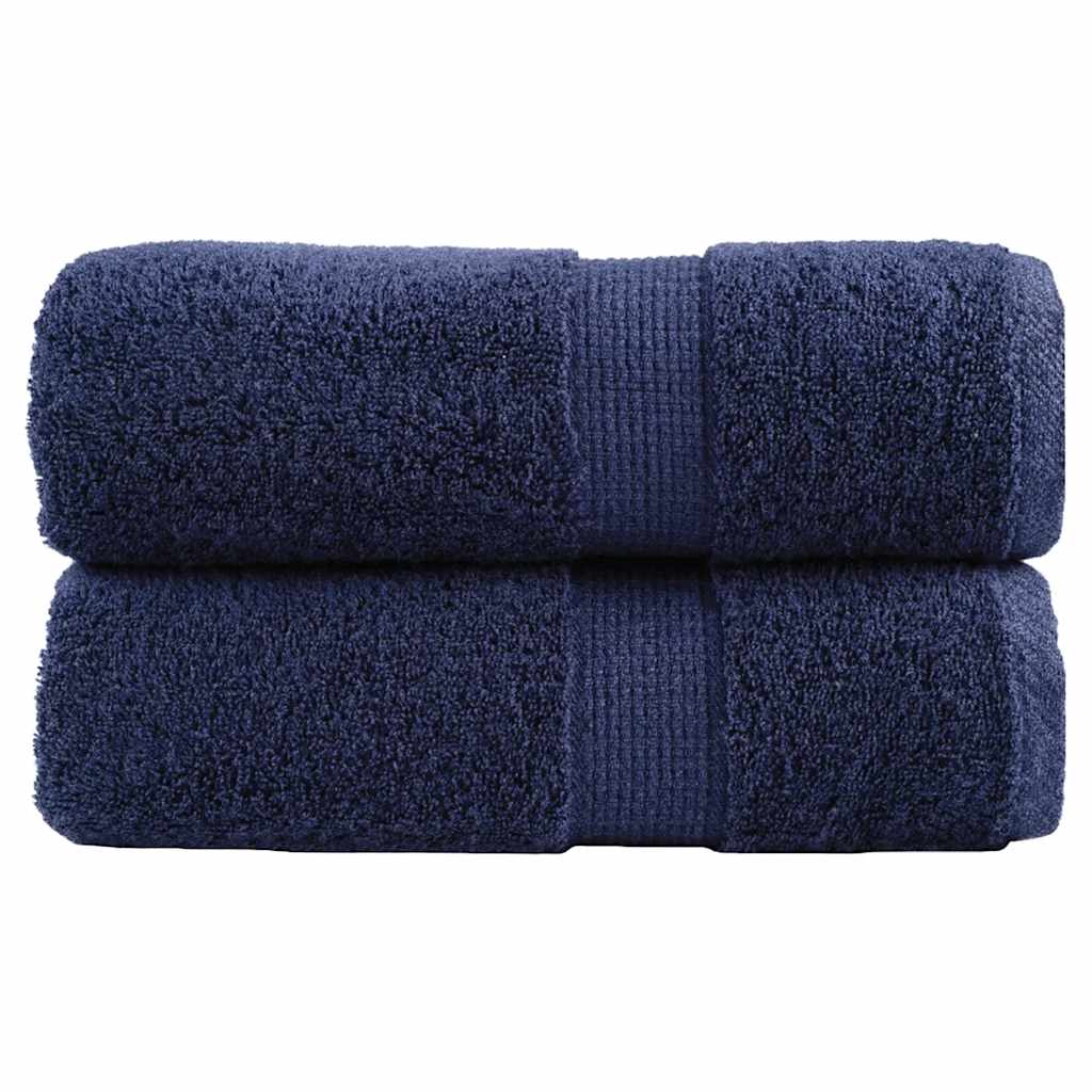 Premium-Waschtücher SOLUND 2 Stk. Marineblau 30x30 cm 600 g/m²