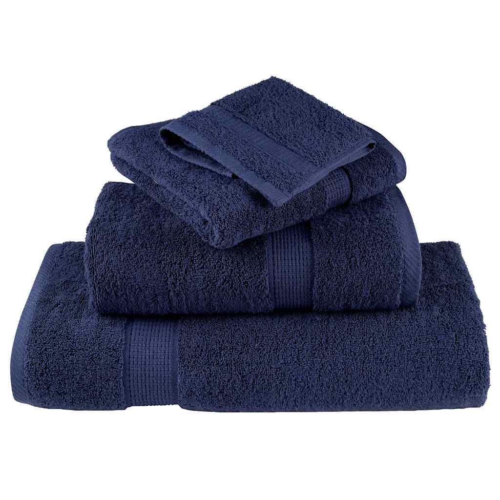 Premium-Waschtücher SOLUND 2 Stk. Marineblau 30x30 cm 600 g/m²
