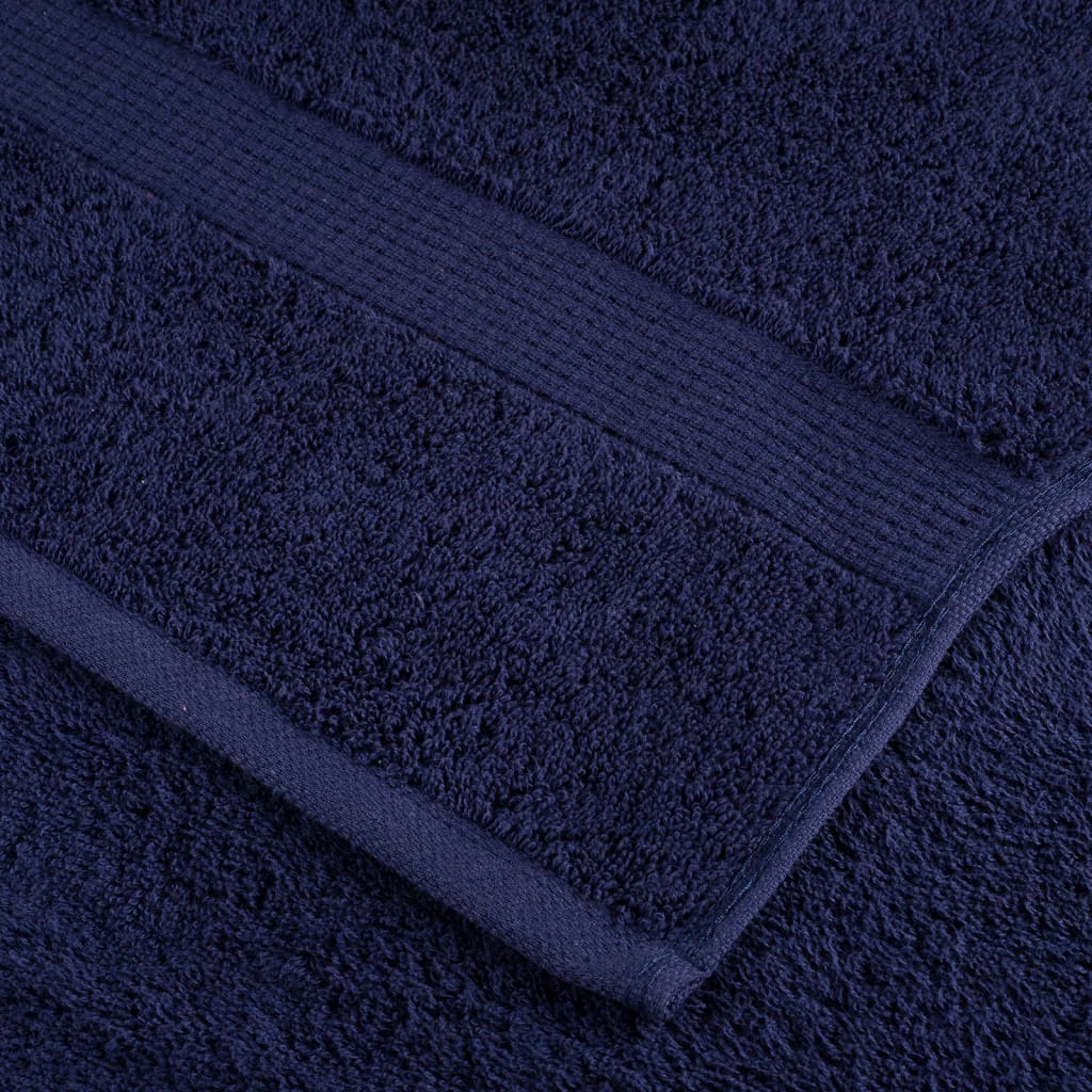 Premium Gästetücher SOLUND 2 Stk. Marineblau 30x50 cm 600 g/m²