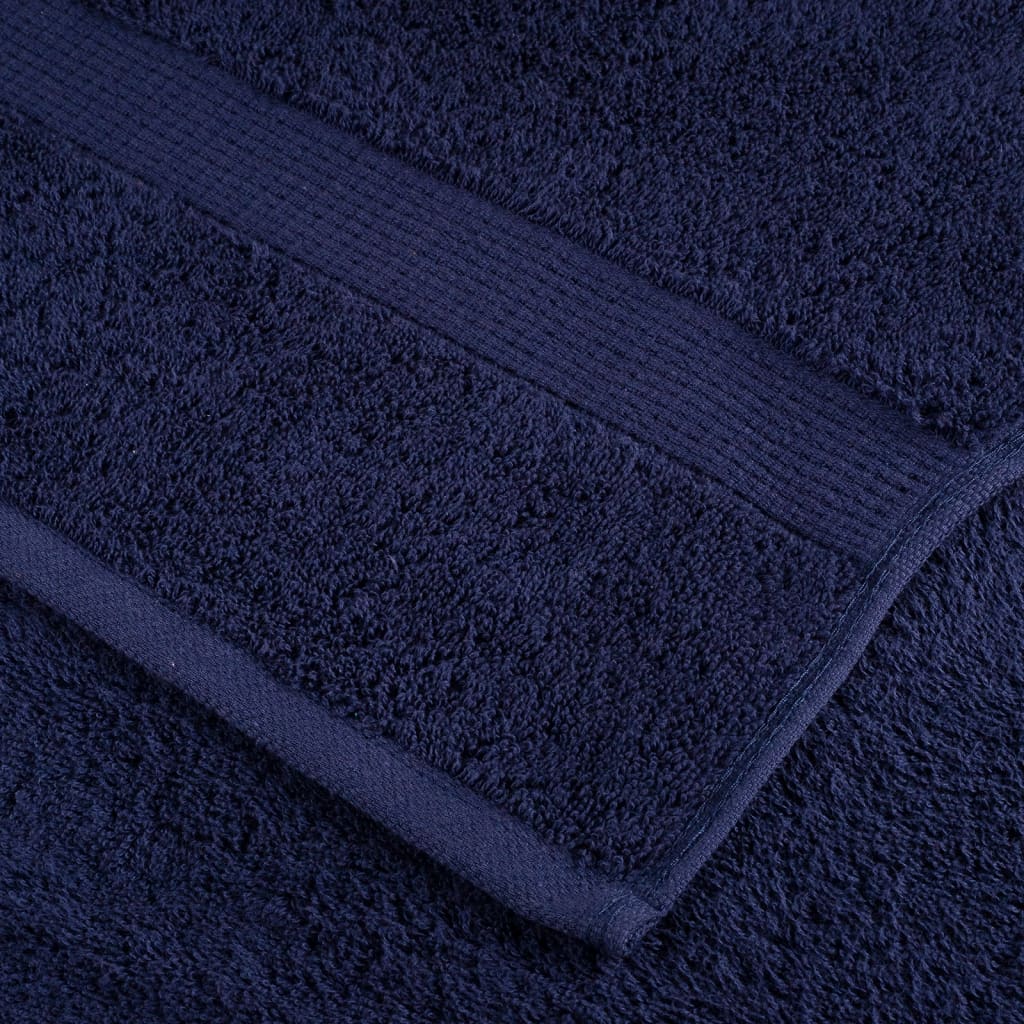 Premium Handtücher SOLUND 2 Stk. Marineblau 50x100 cm 600 g/m²