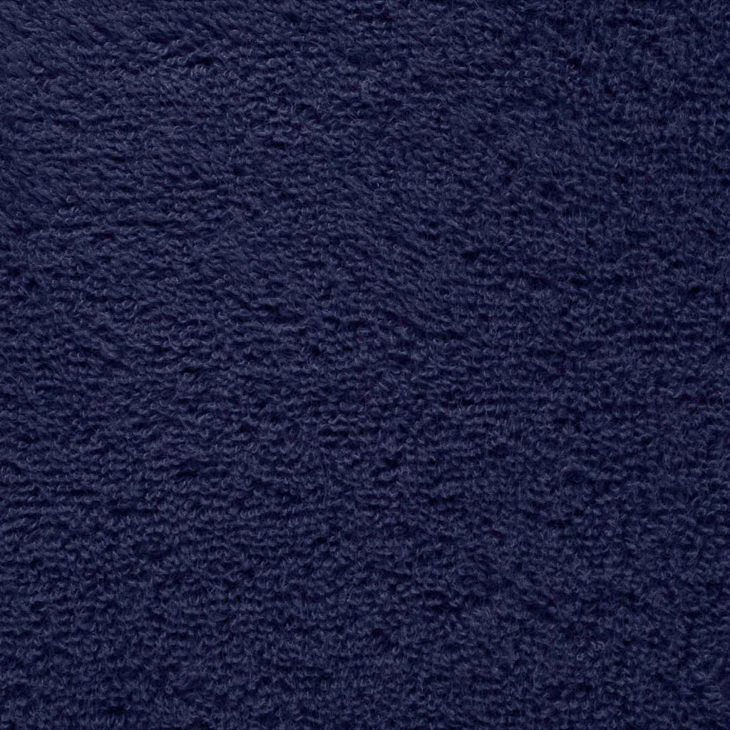 Premium Handtücher SOLUND 10 Stk. Marineblau 50x100 cm 600 g/m²