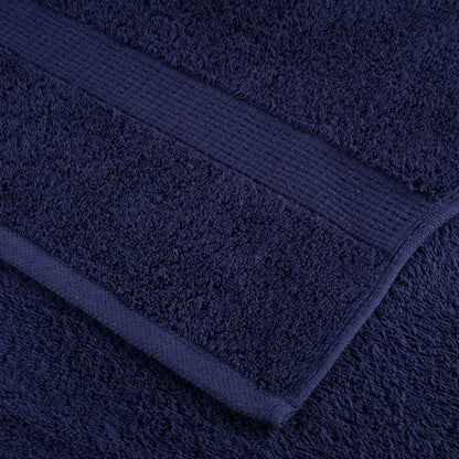 Premium Handtücher SOLUND 10 Stk. Marineblau 100x200 cm 600 g/m²
