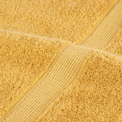 Premium Duschtücher SOLUND 10 Stk. Gold 70x140 cm 600 g/m²