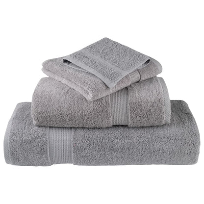 Premium-Waschtücher SOLUND 10 Stk. Grau 30x30 cm 600 g/m²