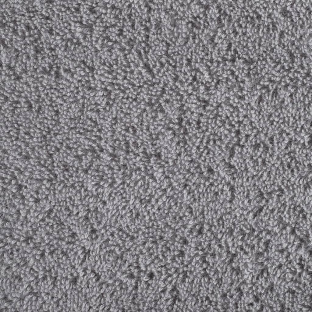 Premium Gästetücher SOLUND 10 Stk. Grau 30x50 cm 600 g/m²