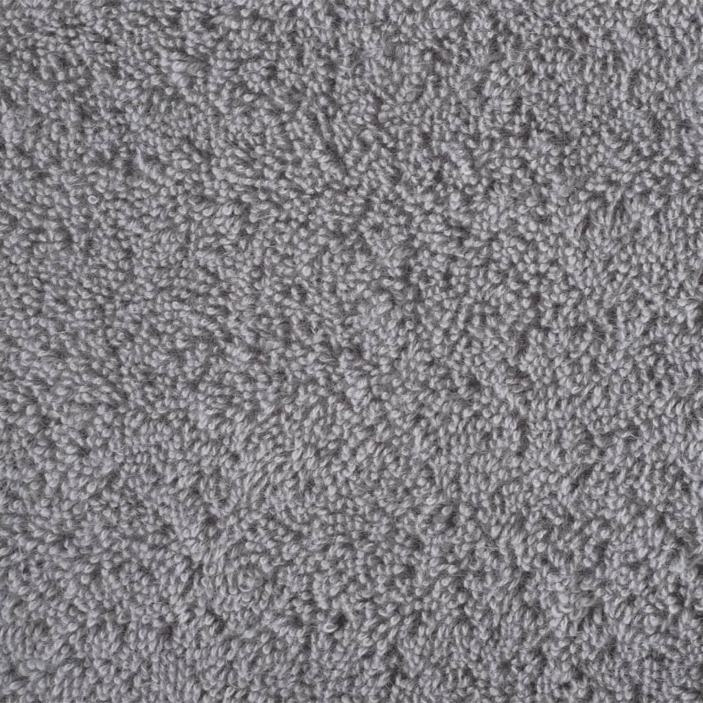 Premium Duschtücher SOLUND 10 Stk. Grau 70x140 cm 600 g/m²