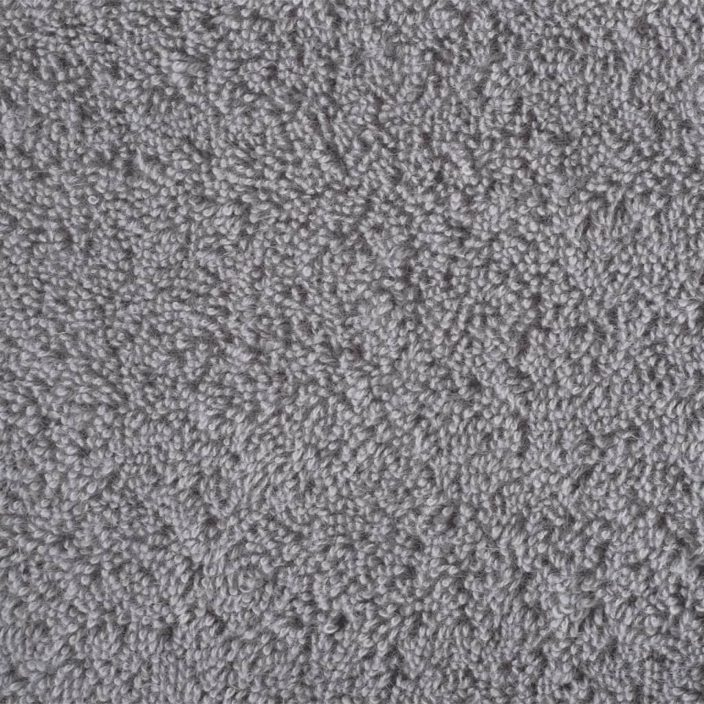 Premium Handtücher SOLUND 4 Stk. Grau 100x200 cm 600 g/m²