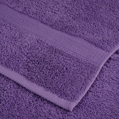 Premium Waschhandtücher SOLUND 2 Stück Lila 30x30 cm 600 g/m²